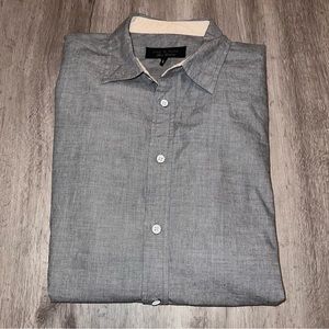 Men’s button down shirt size medium Rag & Bone Gray
